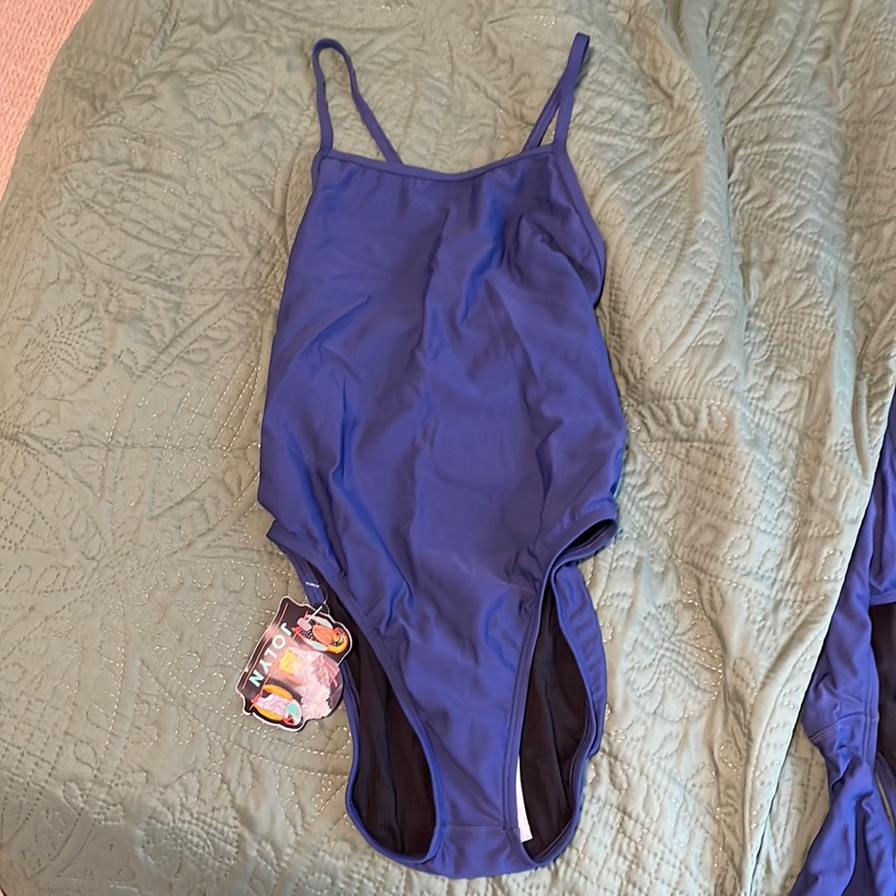 brand new (tags still on) navy Jolyn Clothing Brandon 2 onesie size 32